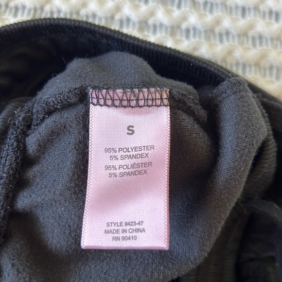 JUICY COUTURE 90s Y2K Inspired Velour Lounge Sleep Set Black | S - Picture 11 of 11